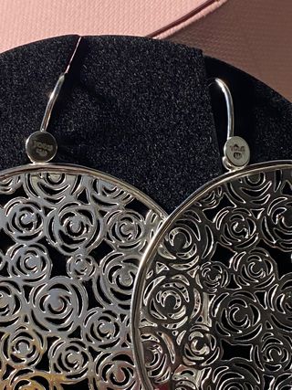 PENDIENTES TOUS ROSA DE ABRIL PLATA