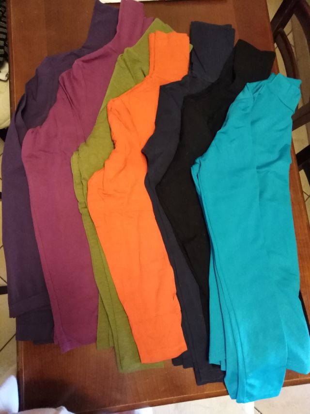 7 maglie da donna sotto giacca 