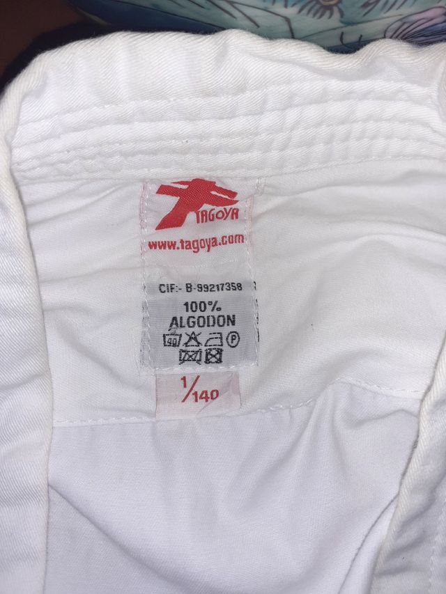 Traje de karaté, judô...