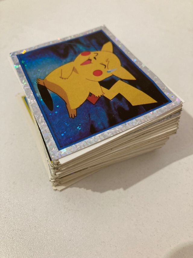 Cromos Pokemon Merlin año 2000