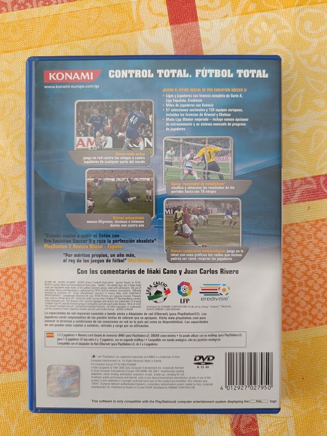 Juego PS2 Pro Evolution Soccer 5