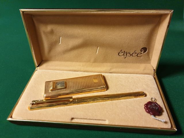 Rotulador y Encendedor Elysee S/Oro