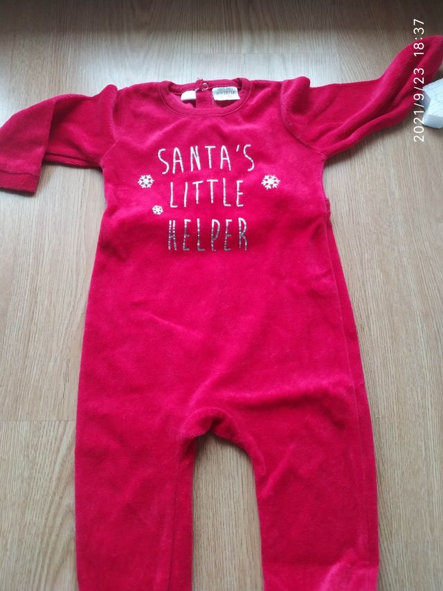 pijama invierno 12-18  meses zara navidad