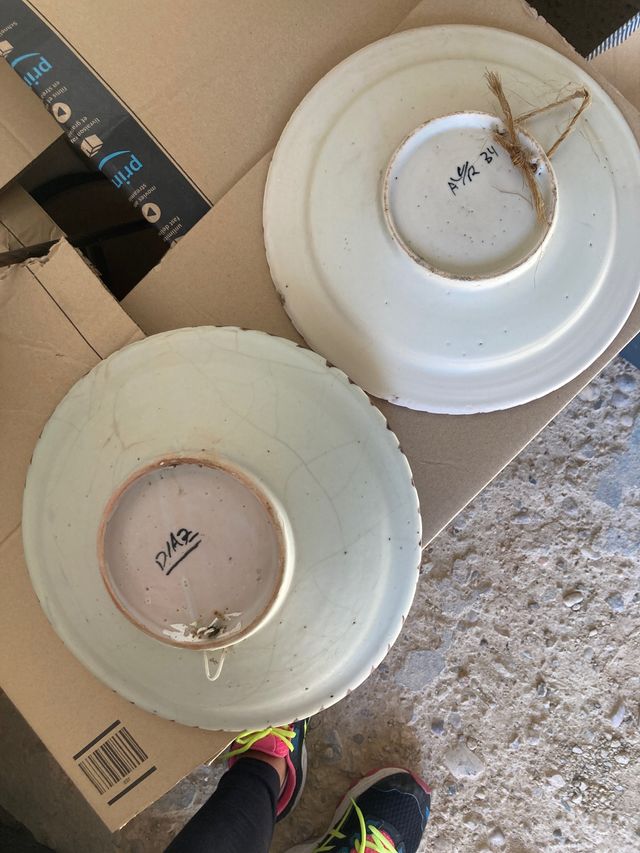 Platos cerámica antiguos