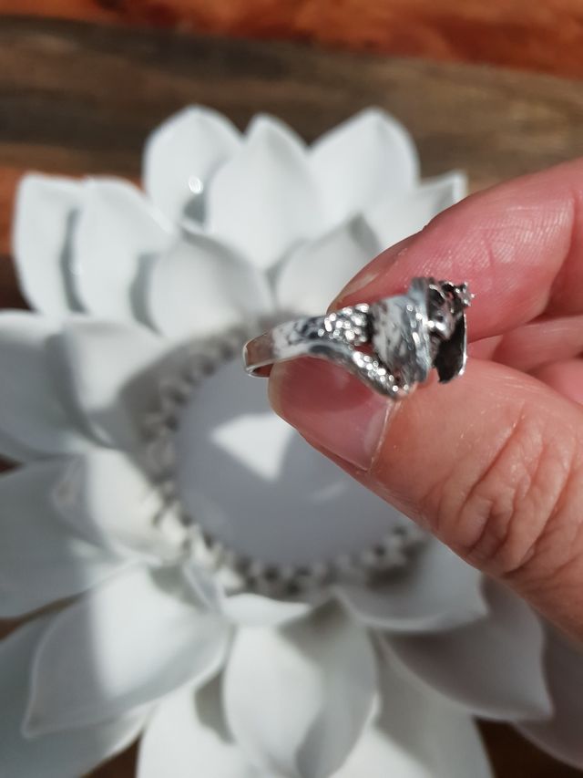 Anillo de plata con forma de Dragón
