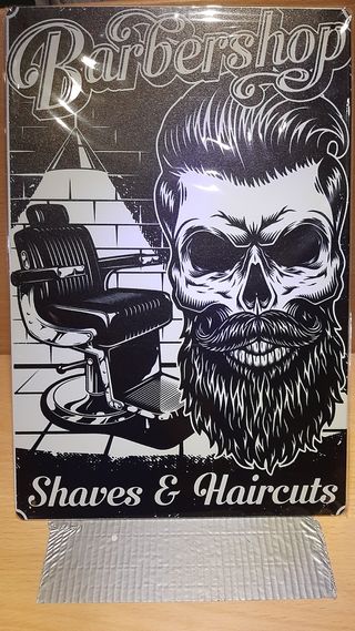 CARTEL METALICO  150