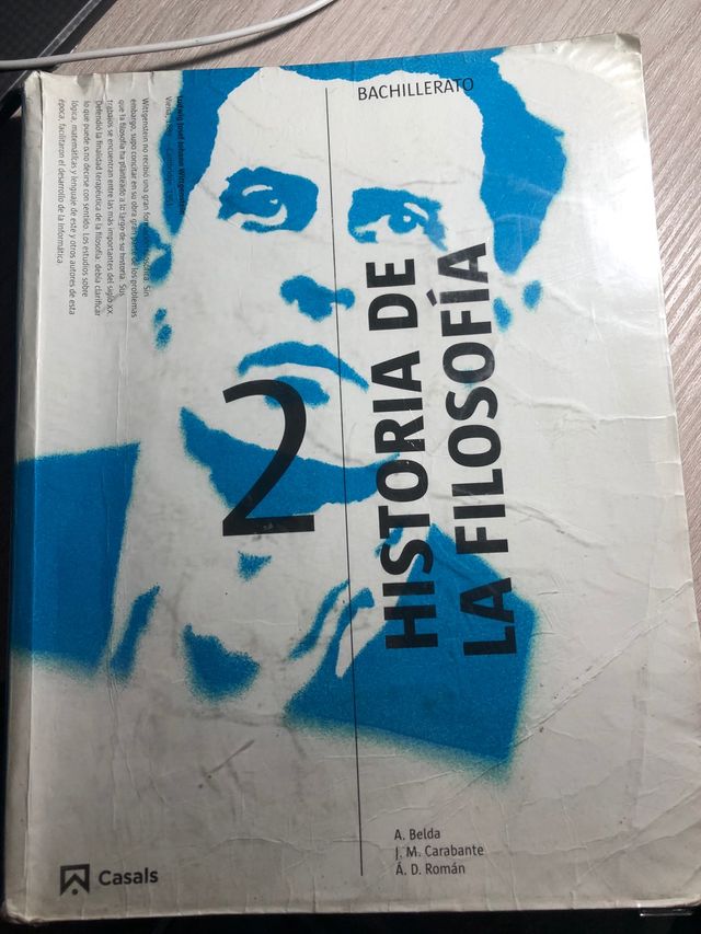 Vendo libro de filosofía de 2 de bachillerato