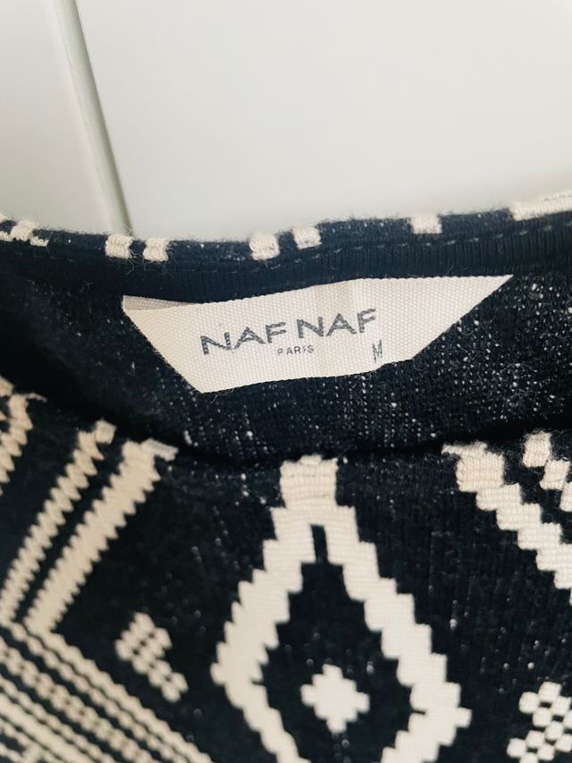 Vestido estampado punto