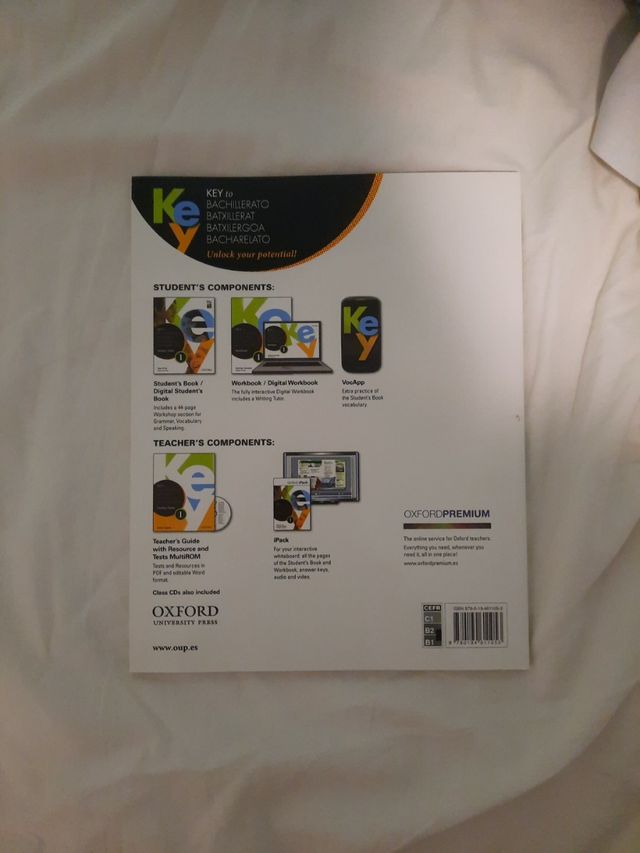 Student's book 1 Key to bachillerato