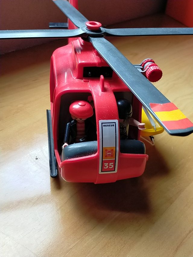 helicóptero de rescate