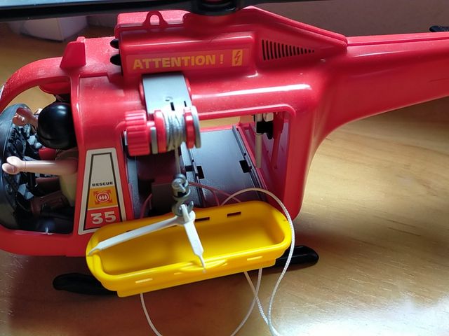 helicóptero de rescate