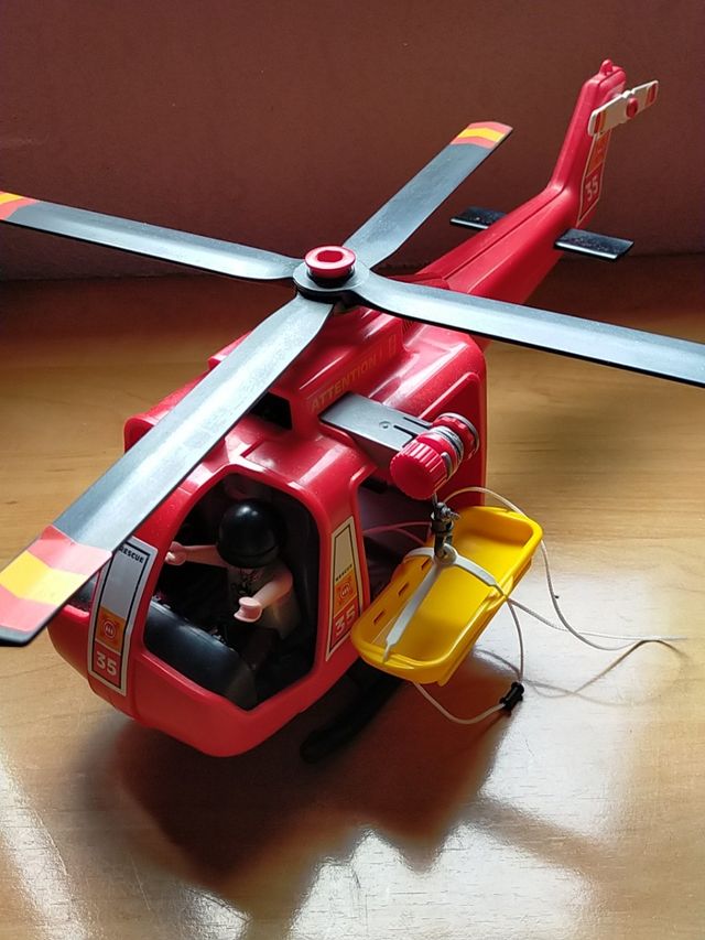 helicóptero de rescate
