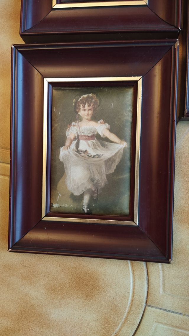 cuadros de seda y madera