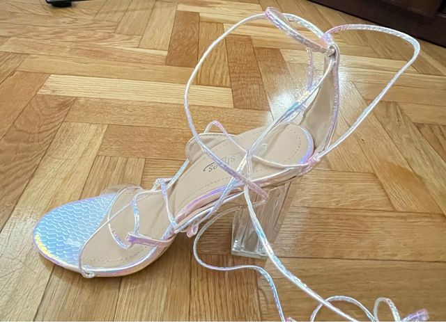 Zapato cristal tacon 36