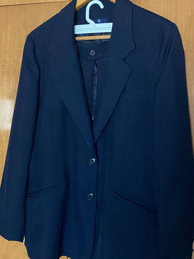 Traje chaqueta señora azul