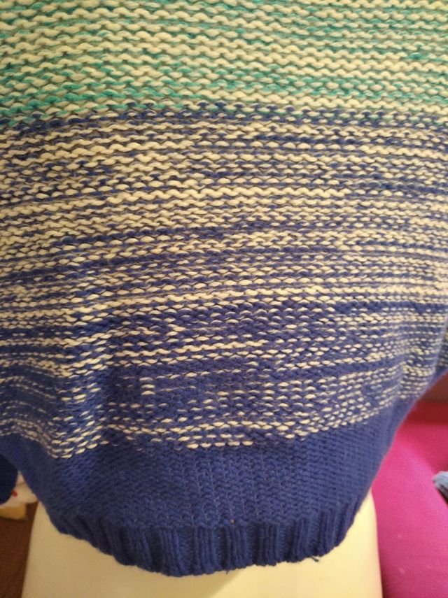 Jersey punto Hollister talla XS azul