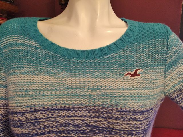 Jersey punto Hollister talla XS azul