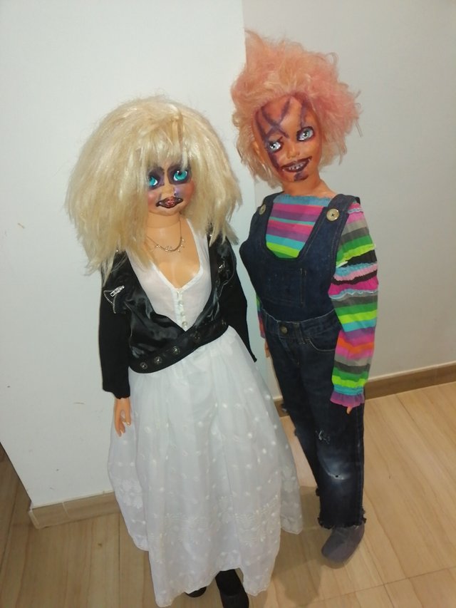 chuky y novia los dos por 50€ recoger en mano