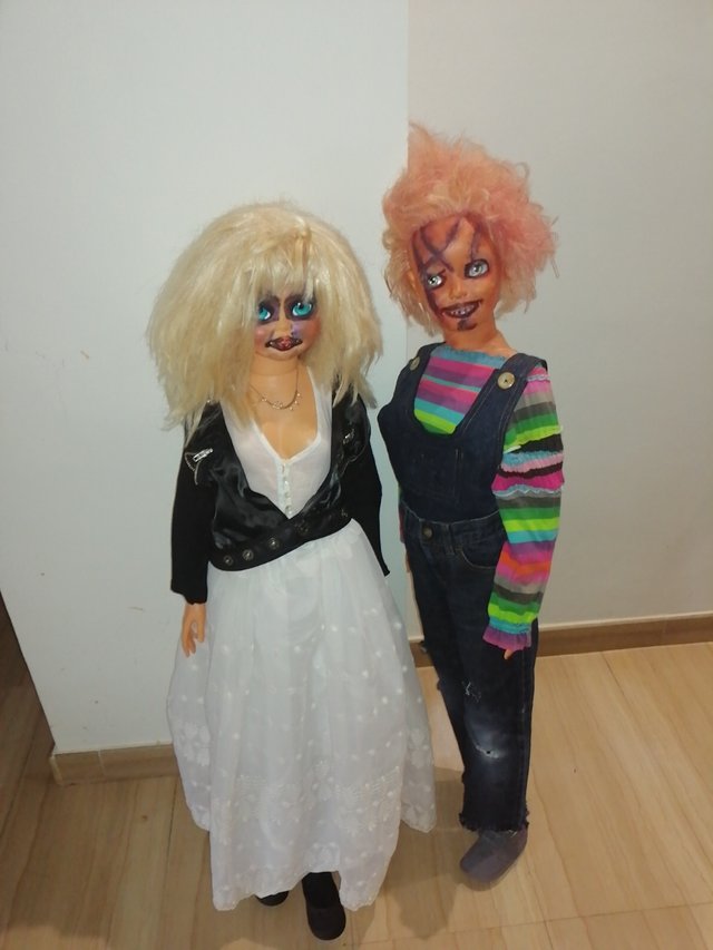 chuky y novia los dos por 50€ recoger en mano