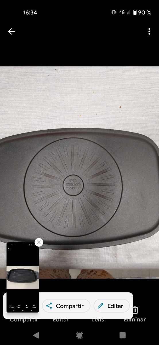 Plancha para vitrocerámica