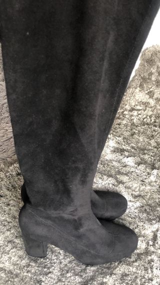 Botas altas calcetín Zara de segunda mano por 25 EUR en Barcelona en  WALLAPOP