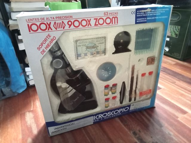 Microscópio 90s com zoom 100x