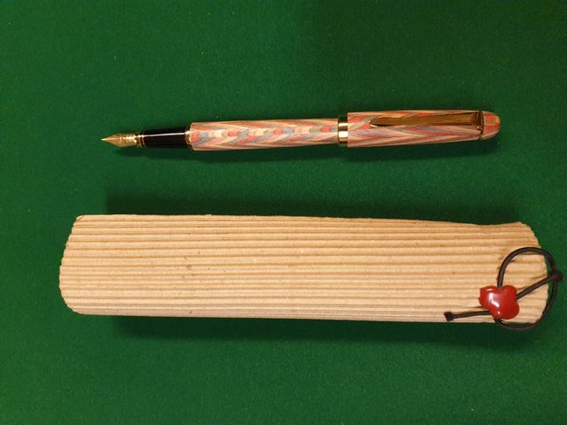 Pluma de Madera Multicolor