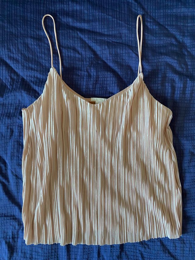 Blusa champan tirantes