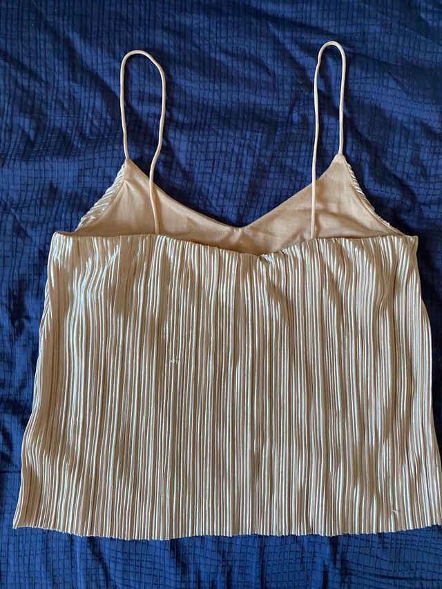 Blusa champan tirantes