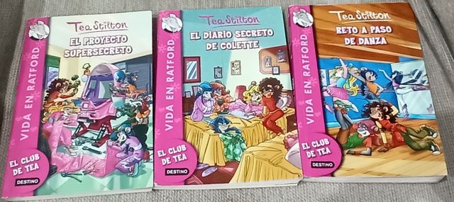 3 libros Colección El. club de Tea de Tea Stilton