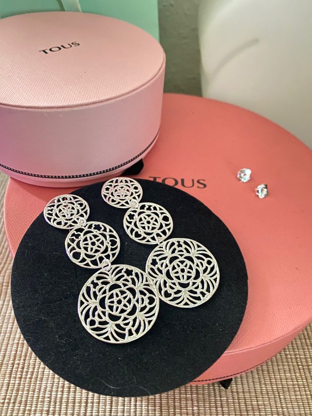 PENDIENTES TOUS DREAMS LARGOS PLATA