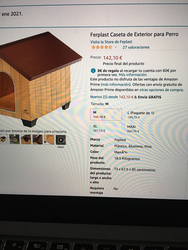 Caseta para perro Ferplast