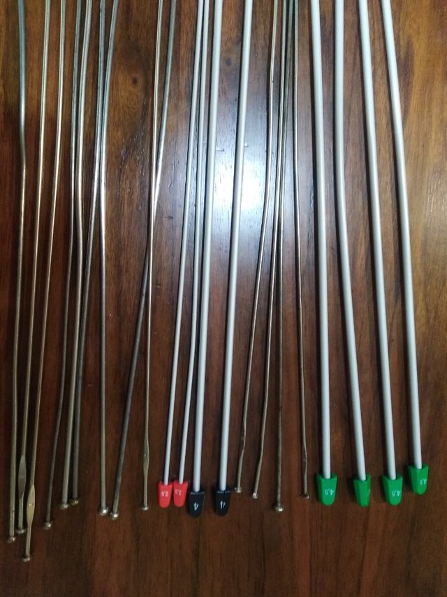 Agujas de tejer punto