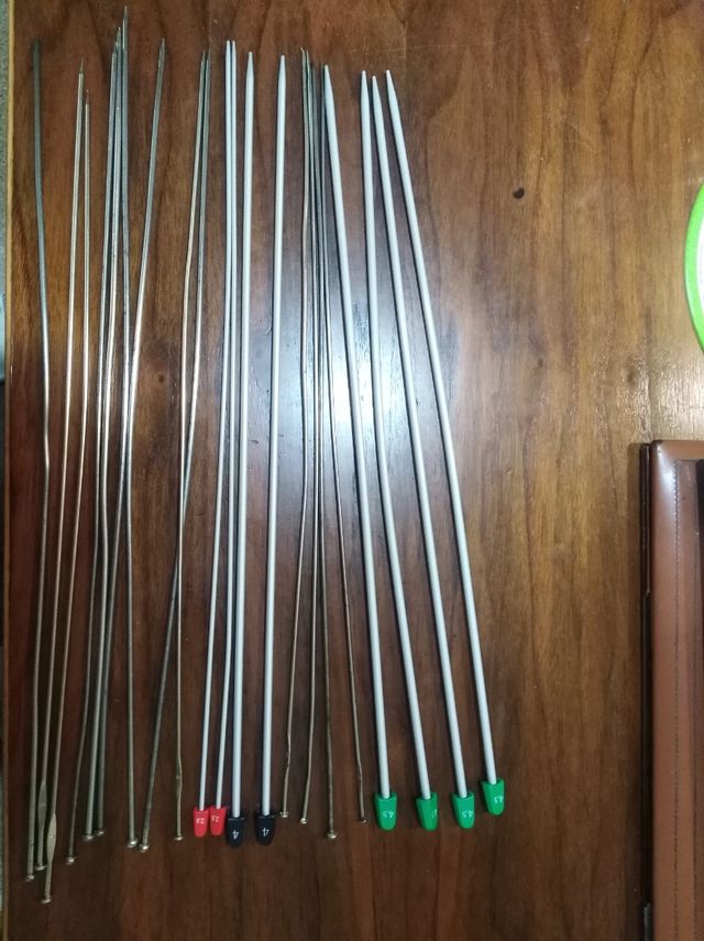 Agujas de tejer punto