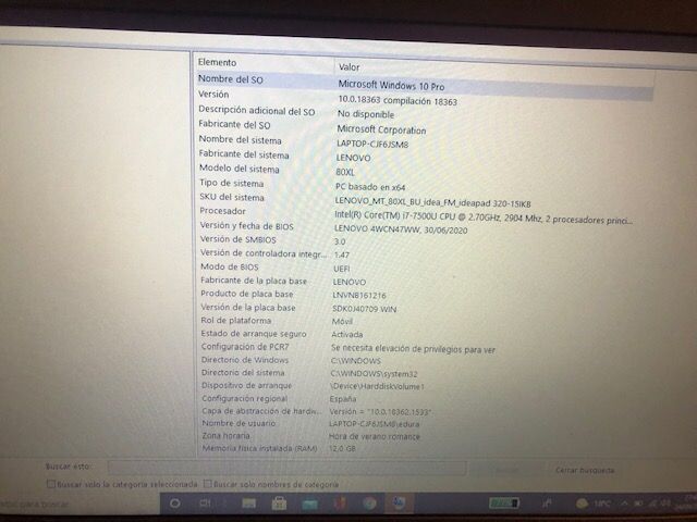 Portátil Lenovo ideapad 320