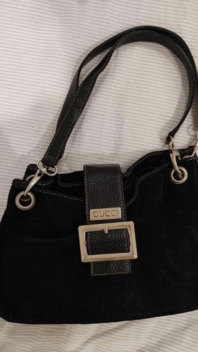 Bolso piel de serraje