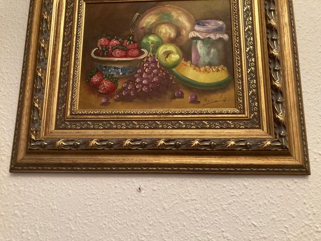 Cuadro pintado al oleo