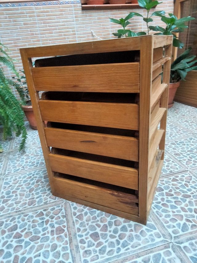Cajonera pino macizo