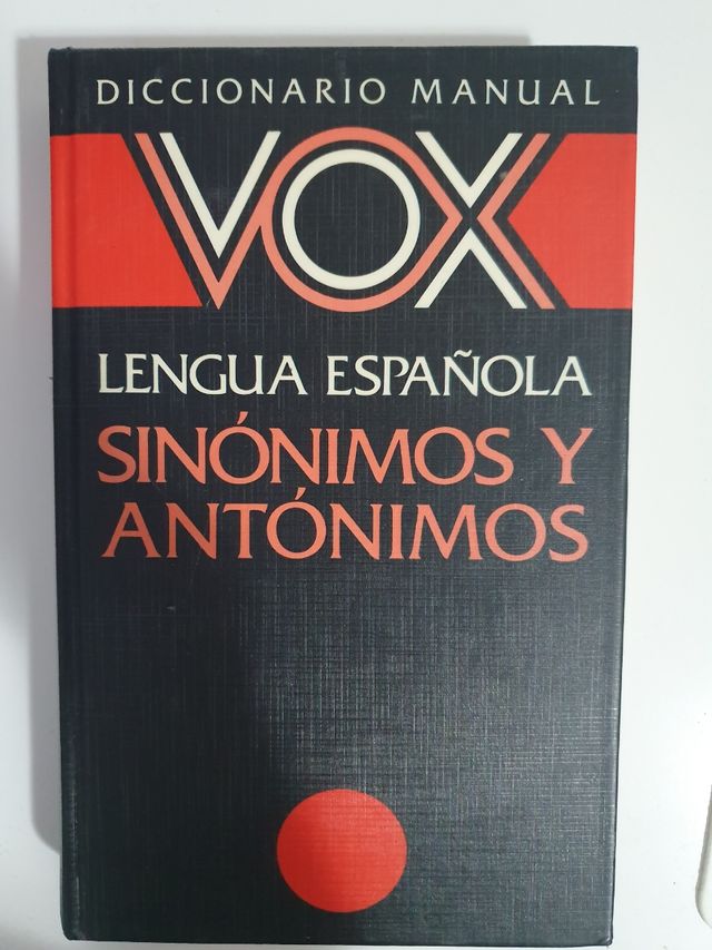 Diccionario sinonimos y antonimos