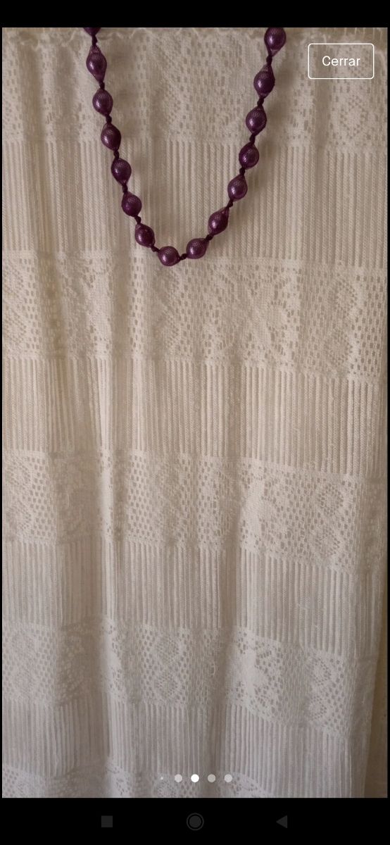 Vestido 💞 Blanco Guipur Talla 38/40 ZARA