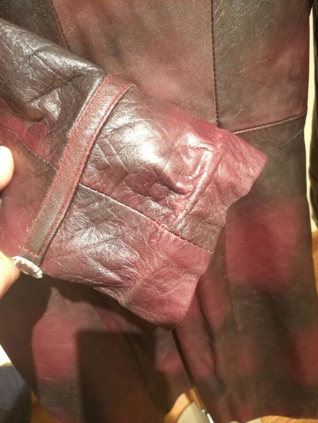 Abrigo largo de piel