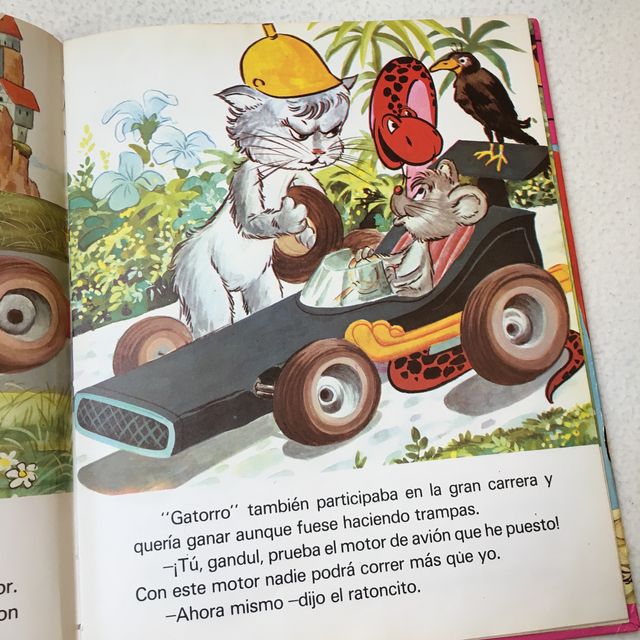 Carreras de coches - Rino va a la escuela