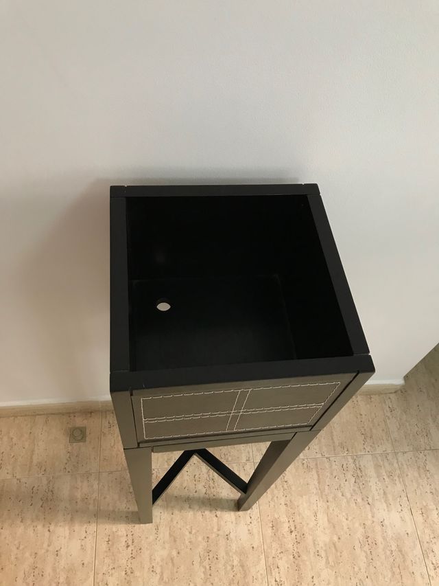 Soporte macetero mueble madera