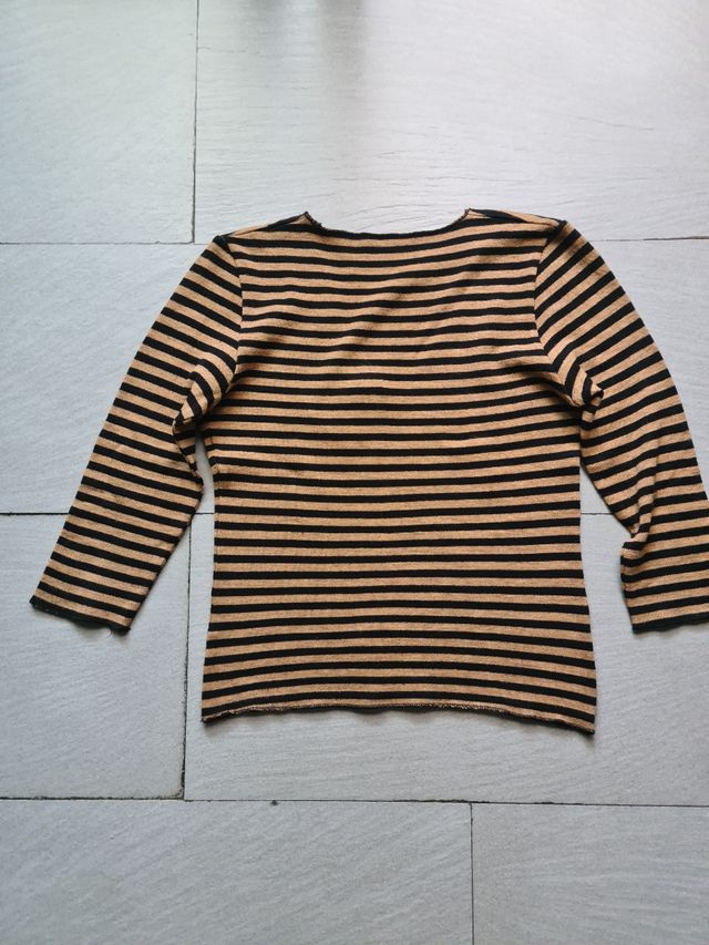 Jersey de lana mujer cuello pico