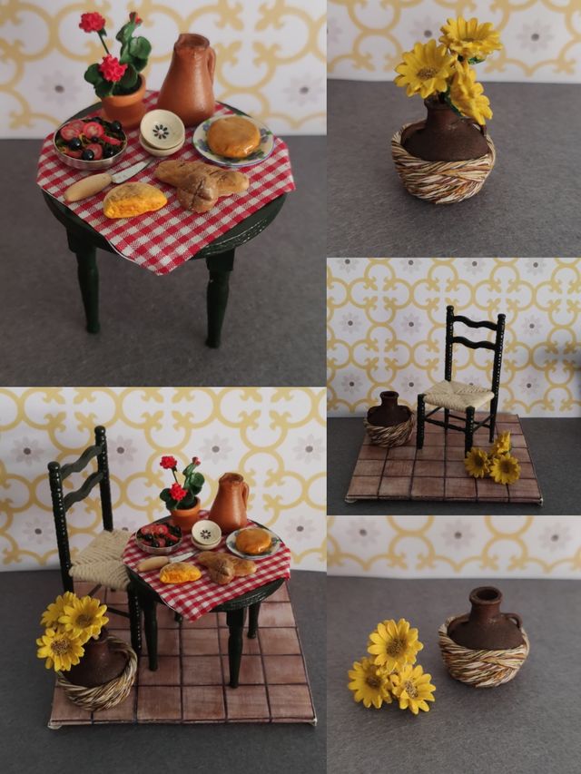 Conjunto Barriguitas abuelo más bebé y miniaturas