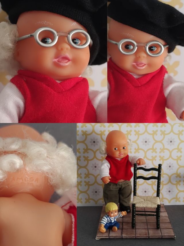 Conjunto Barriguitas abuelo más bebé y miniaturas