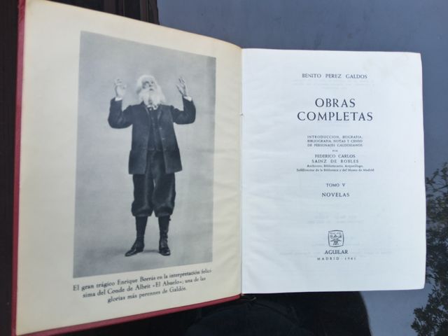 Galdós Aguilar completas. V Novelas