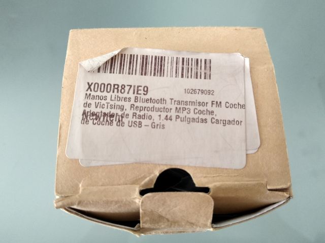 Manos libres Bluetooth MP3, FM coche VicTsing