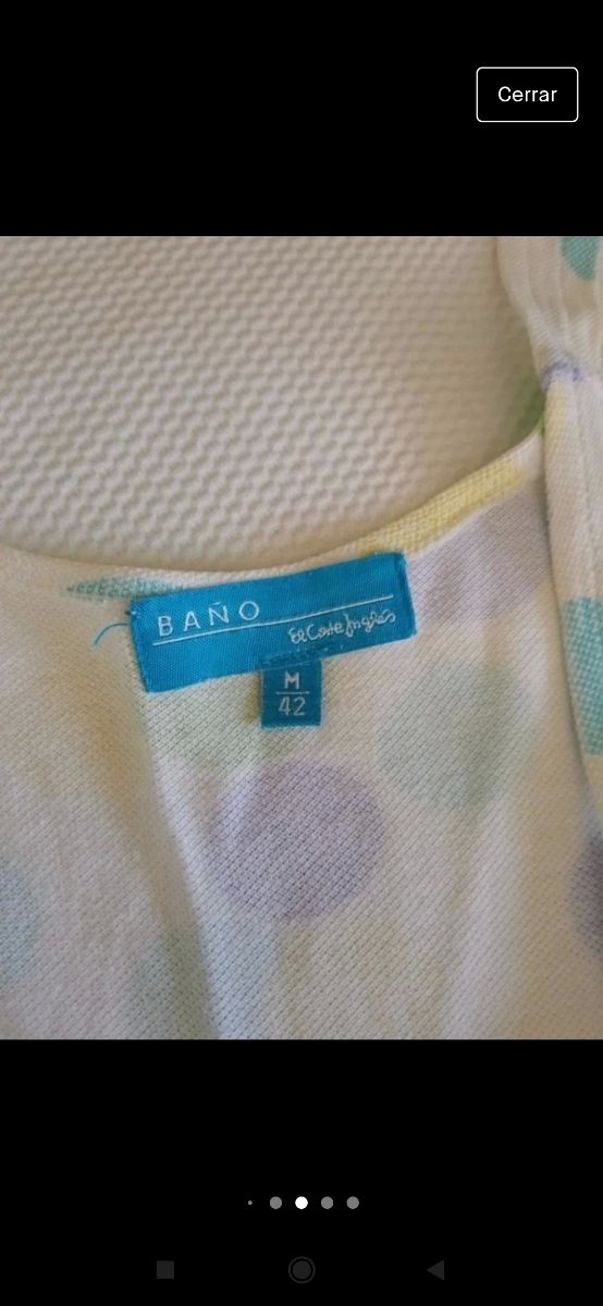 Vestido Lunares El Corte Inglés Talla 42