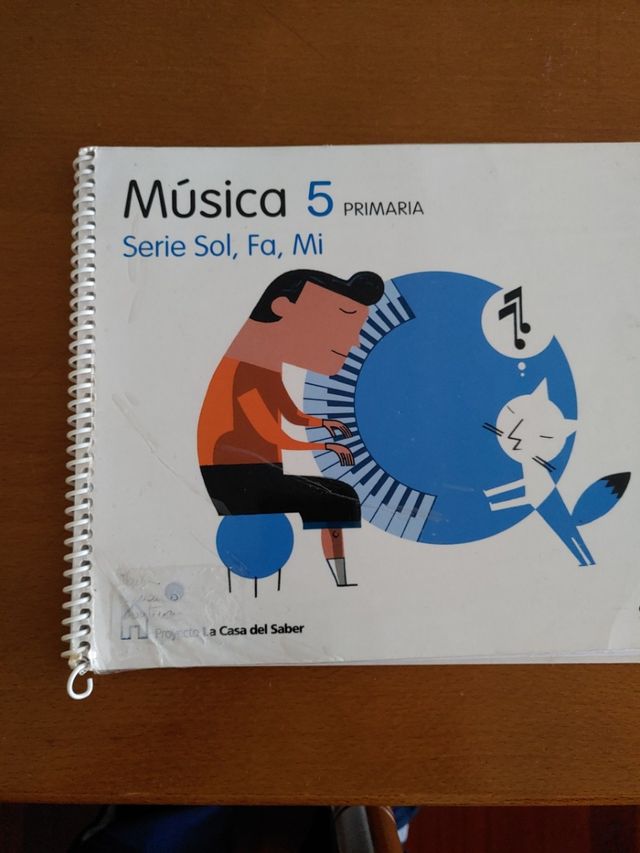 Libro Música 5 primaria ed Santillana